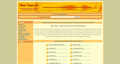 Desktop Screenshot of map-tipps.de