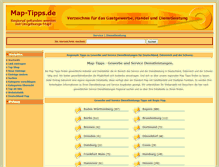 Tablet Screenshot of map-tipps.de